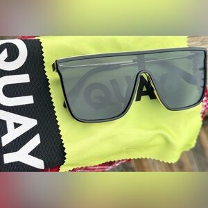 Quay Australia Nightfall Sunglasses with Black and Gold